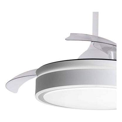 Ventilador De Techo Wow 3 Aspas Led Retráctil Inteligente