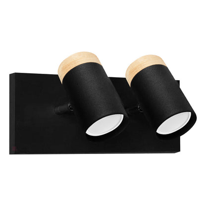 Plafón Dolby 2 Luces Techo Iluminacion Led Diseño Buena Luz