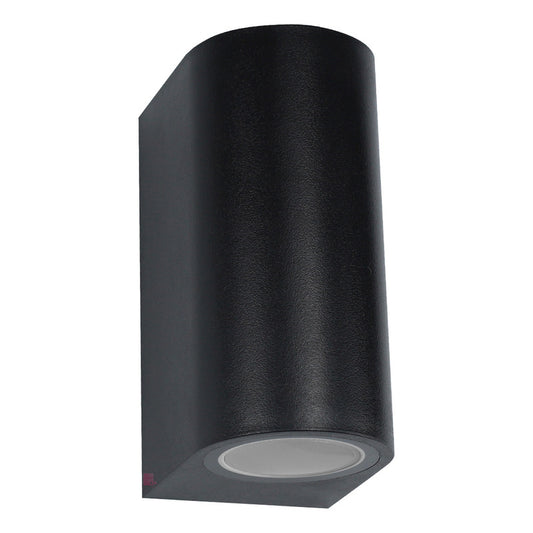Aplique Exterior Pared Bidireccional Iluminacion Led Ip65 Estructura Negro