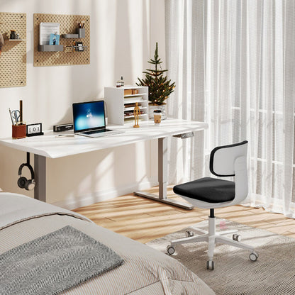 Silla De Escritorio Mac Oficina Diseño Ergonómico Y Calidad Color Negro Material Del Tapizado Tela Elástica