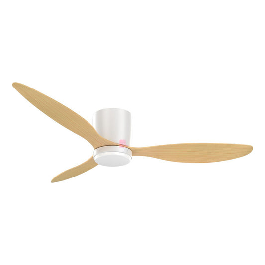 Ventilador De Techo Venture Wood Luz Led Buena Luz