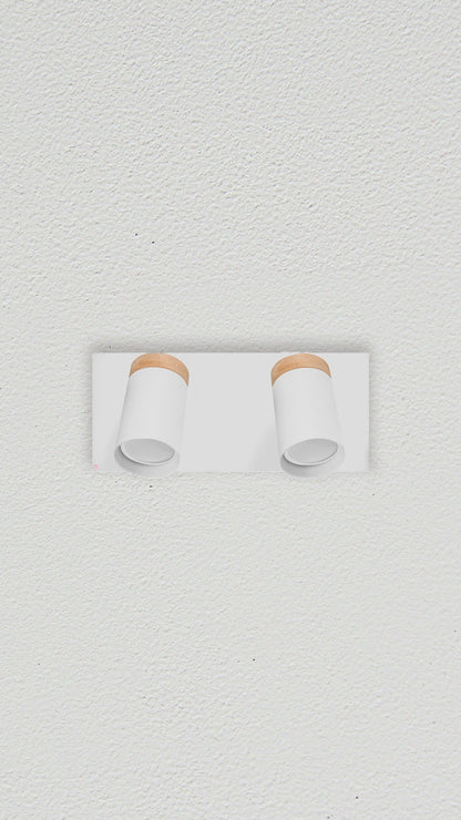 Aplique Dolby 2 Luces Pared Iluminacion Led Diseño Buena Luz