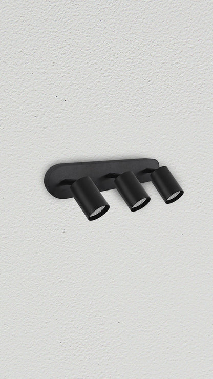Aplique Pared 3 Luces Iluminacion Led Diseño Loop Buena Luz