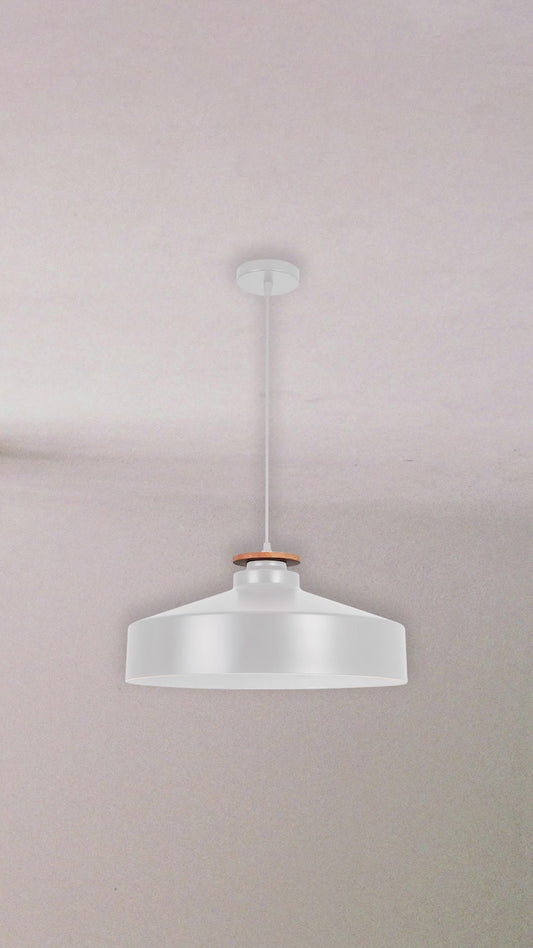 Lampara Colgante Wood Iluminacion Led Decorativa Buena Luz