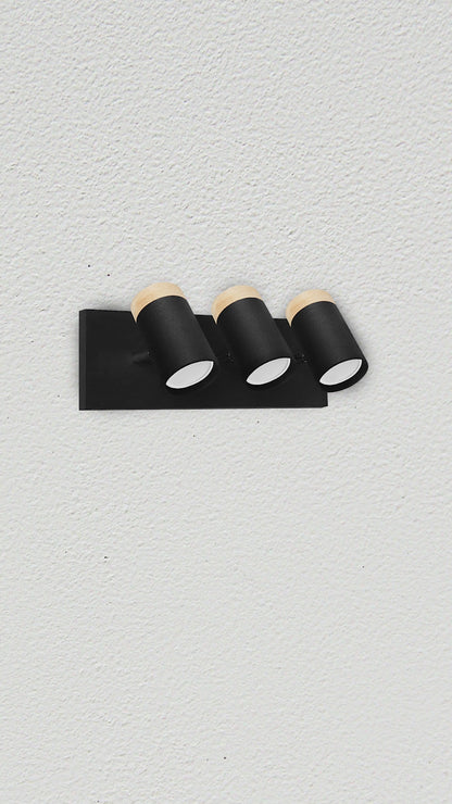 Aplique Dolby 3 Luces Iluminacion Led Diseño Buena Luz